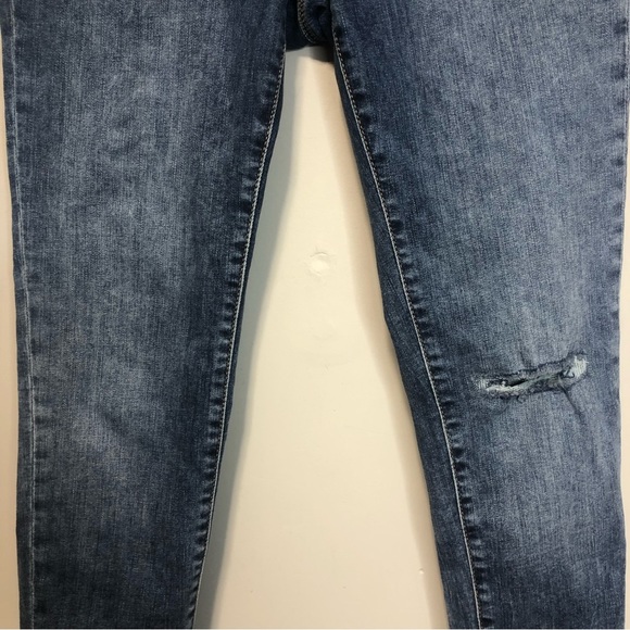 MAVI Alissa High-Rise Super Skinny Distressed Raw Hem Jeans, size 27 - Picture 5 of 14